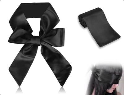 Dailygoods- Oogmasker Satijn - Verstelbaar Slaapmasker - Geschikt voor Vrouwen/Mannen - Comfortabel en Duurzaam - 130 cm x 8,5 cm - Ideaal voor Thuis/Vlucht