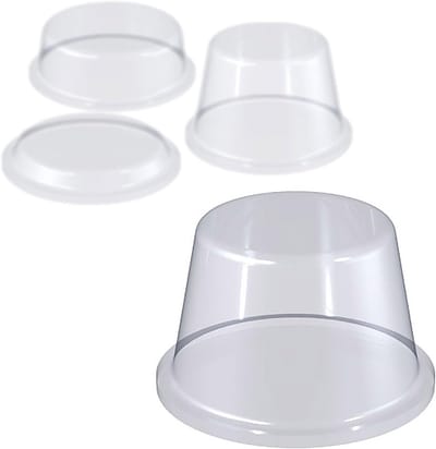 Elastische buffer - Zelfklevende pads - Meubelbescherming - Antislip en slijtvast - 12.7 x 6.2 mm - Transparant