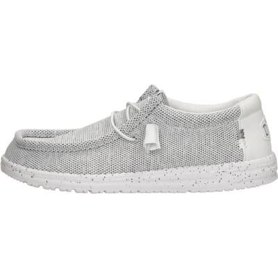 HEYDUDE Wally Sox Instappers grijs Canvas - Maat 42