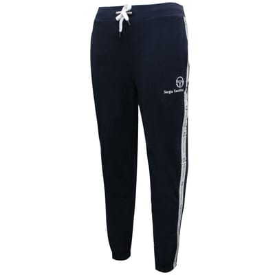 Sergio Tacchini Stretch Taille Logo Navy Blauw Heren Track Broek 038559 204