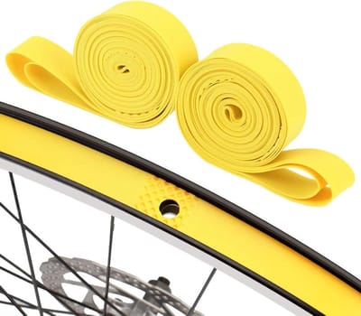 Fiets velgtape - Velgstrip anti-lek - Fietsband beschermen - Hoge dichtheid PVC - 2-pack 700Cx18 - Zwart