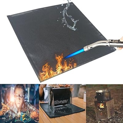 Vuurvaste onderlegger 30 x 30 cm | Hittebestendige mat voor keuken en werkblad | Bestand tot 900 °C