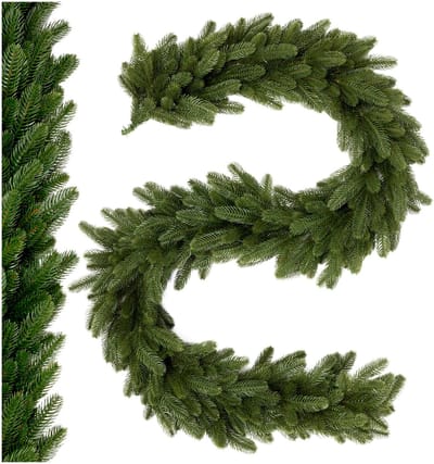 Springos Kerstslinger | Guirlande | Kerstdecoratie | 2 m | Donkergroen