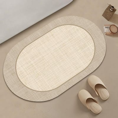 Eenvoudige Japanse Wabi-Sabi Badkamer Diatomeeënaarde Mat Badkamer Bad Water Absorberend Antislip Voetkleed 40 * 60Cm