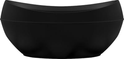 ADONISM VRIJSTAAND BAD MET HYDRO MASSAGE JETS (190X96X82CM) - MAT ZWART- BAIGNOIRE RONDO AUTOPORTANTE ACRYLIQUE AVEC HYDRO MASSAGE NOIR 190X96X82CM
