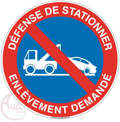 Verkeersbord Parkeerplaats Afstand Vereist Diameter 450 mm