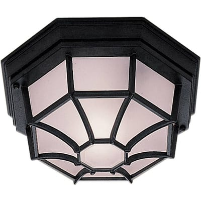 Searchlight Buiten plafondlamp Vermont, zwart