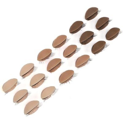 9 Paires de Paupières de Remplacement en Silicone Amovibles avec Cils pour Débutants en Maquillage