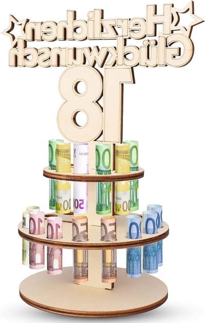 Originele Geldgeschenken voor 18e Verjaardag, Creatieve Geldcadeaus, Unieke Verjaardagscadeaus voor Mannen en Vrouwen