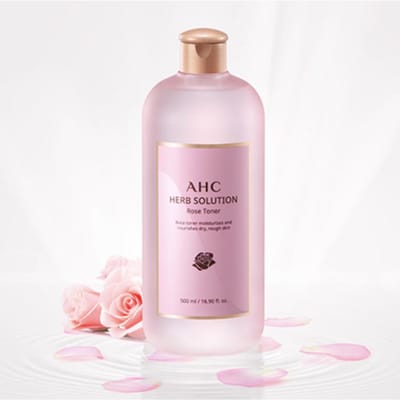 AHC Kruidenoplossing Toner (Rozentoner) 500 ml white