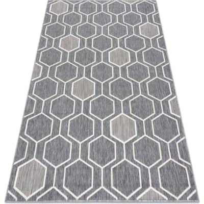 Kleden Rugsx Tapijt Sisal SPRING 20404332 Zesho grijskleuring 80x150 cm