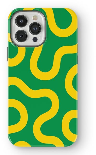 DripCase Motion Flow Tough Hoesje geschikt voor iPhone 13 Pro Max | Backcover met Mag | Trendy Design | Valbescherming | Reggae Flow