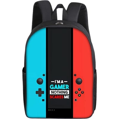 Eenvoudige Stijl Game Console Patroon Enkele Laag Rugzak Voor Jongens/Meisjes Kinderen Beste Cadeaus 2D Platte Cartoon Tieners Schooltassen