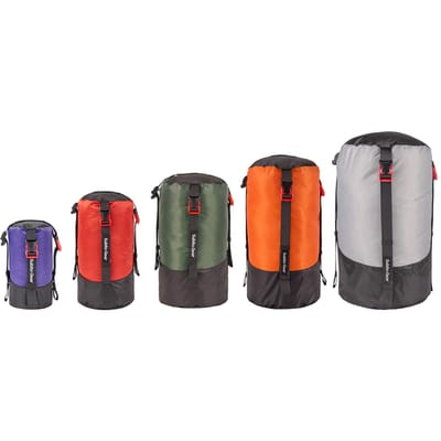 5 stuks Lichtgewicht Compressie Stuff Zak Waterdichte Polyester Compressiezak voor Kamperen Wandelen 5PCS