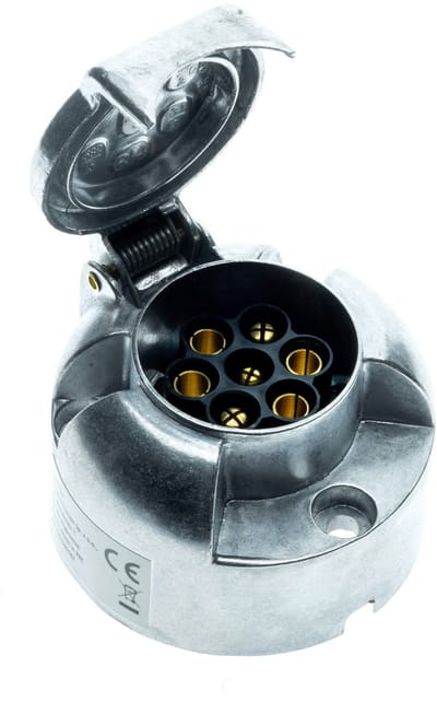 Einparts Automotive 7-Pins Aansluiting Voor Auto's En Vrachtwagens, Aluminium 12V Met Behuizing