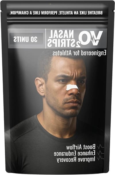 Neusstrips Sport - Ademhalingsstrips Neusverwijders - Verbeterde Ademhaling - Hypoallergeen Materiaal - 30 Stuks - Wit