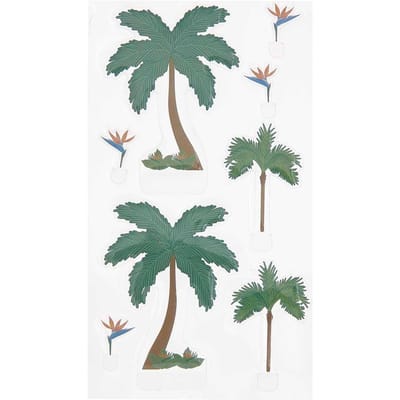 Rico Design Gel stickers "FIGURICO" - Tropische planten