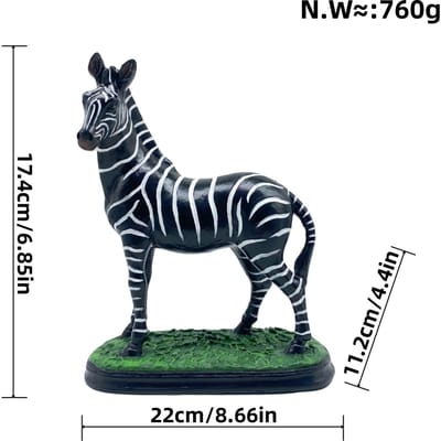 Europese Lichte Luxe Kunst Zebra Ornamenten Portiek Slaapkamer Woonkamer Studiekamer Hars Ambacht Modelkamer Huisdecoratie