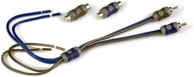 Luidspreker naar RCA - Audio adapter - Auto audio - Composiet kabel - 1 voet - Zwart