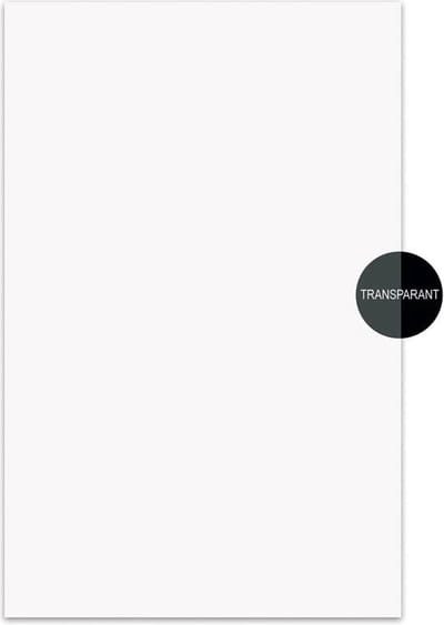 Boston PG-134-TR pickguard material, 1 ply, 45x29cm, p.c. transparent