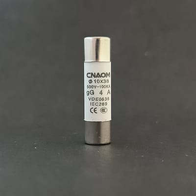 VAEM Buiszekering R015 - keramische 10x38mm - 4A - 500V