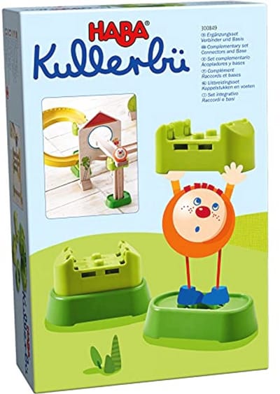 Koppelstukken en basis voor Kullerbü banen - Uitbreidingsset voor creatieve speelmogelijkheden