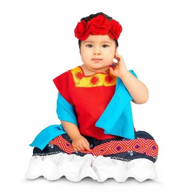 Kostuums voor Baby's My Other Me Frida Kahlo 4 Onderdelen - 7-12 Maanden