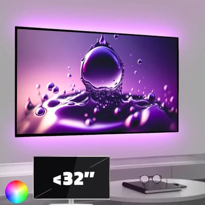 TV ledstrip USB - tot 32 inch - 2 strips - RGBWW - Inclusief IR afstandsbediening - Plug&Play - TV backlight led strip