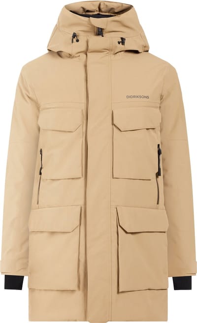 Didriksons DREW USX PARKA 8 Heren Outdoorjas - Wood - Maat XL