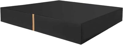Zandbakdeksel - Zandbakhoes Beschermhoes - Zandbak Beschermen - Waterdicht Oxford Weefsel - 150x150x20 cm - Zwart