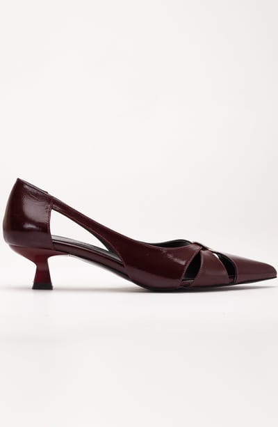 Sidal Kitten Heel Leren Pumps (Dames)