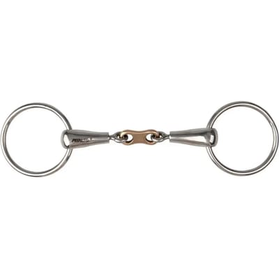 2 ring bit voor paarden Metalab Pinchless Bristol
