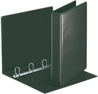 Presentatieringband Esselte A4 -  4 D-ringen 25mm - Zwart - rug 44mm