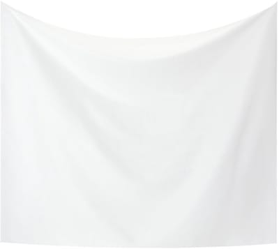 Dailygoods- Wandtapijt 150x130 cm - Effen Polyester - Doe-het-zelf Knutselen - Wanddecoratie - Stropdas Verven - 0,5 mm Dikte - Doe-het-zelf Tapijt