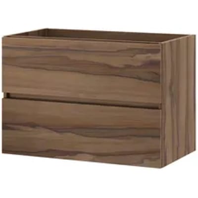 Tiger Wastafelonderkast Condo 80cm - Walnoot Mat - Met 2 Lades