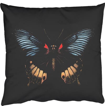 Sierkussens - Kussentjes Woonkamer - 50x50 cm - Vlinder - Metaalachtig - Geometrisch patroon