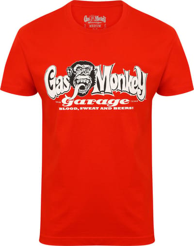 Gas Monkey Garage T-shirt OG-logo rood