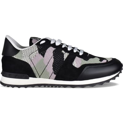 Valentino Garavani Rockrunner-sneakers zwart