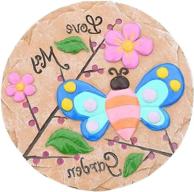 Stepping Stones Outdoor Garden Decoration Stepping Stones, Patio, Garden or Walkway - Home Deco for Indoor or Outdoor (Color : A6, Size : 26cm*26cm*3cm)