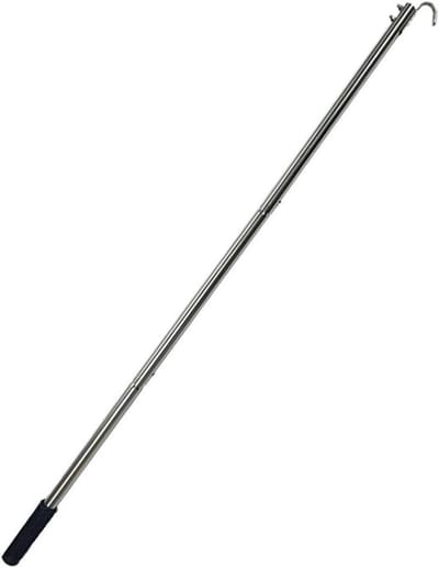 Laddertrekstang - Zoldertrap Accessoire - Zolder Toegang Creëren - 3-Delig Verbinding Systeem - 40 inch - Zilverkleurig