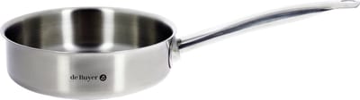 De Buyer Prim'Appety RVS Hapjespan 24 CM - Inductie - Zonder Anti Aanbaklaag - PFAS Vrij