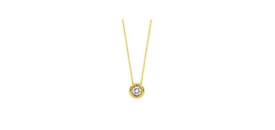 Blush Collier LG3007Y 14k Geelgoud 0.25crt G SI Lab Grown Diamant 42cm