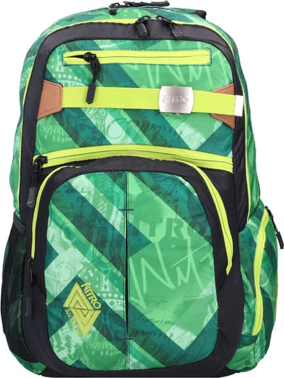 NITRO Vrije tijd rugzak Rugzak met laptopvak Daypacker Collection Hero Backpack 37L Wicked Green Groene