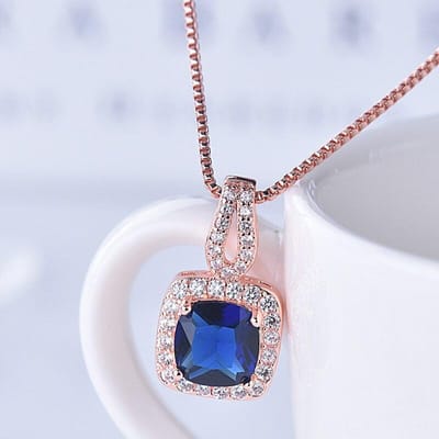 POMOiii Prachtige Zirkonia Ketting Dames Hoge Kwaliteit Bruidskettingen Voor Bruiloft Mode-sieraden 45cm