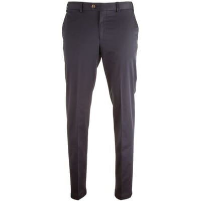 Hiltl Broek Peaker-S Supima Sateen Navy / male