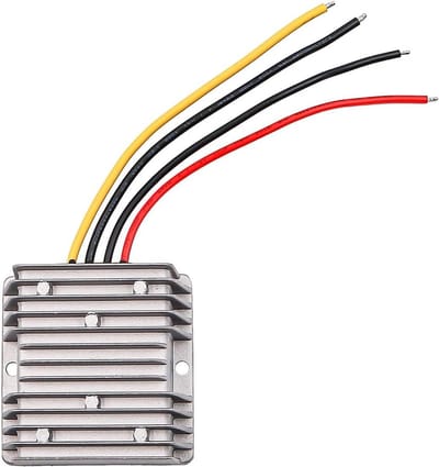 Spanningsregelaar - Converter DC - Voertuig Elektronica - Waterdicht IP68 - 72W 6A - Aluminium