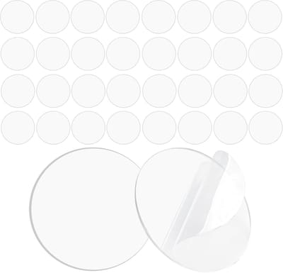 45mm Transparante Dubbelzijdige Zelfklevende Pads - Sterke, Wasbare en Waterdichte Plakstrips voor Thuis, Kantoor en Auto, 30 Stuks