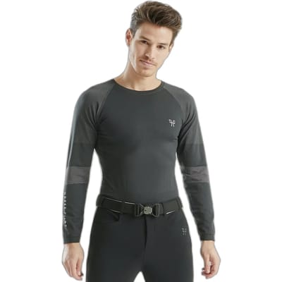 Horse Pilot Optimax T-shirt Met Lange Mouwen Grijs XS-S Man
