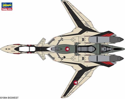 Hasegawa - 1/72 YF-19 WITH FAST PACK AND FOLD BOOSTER 65885 (5/24) * - modelbouwsets, hobbybouwspeelgoed voor kinderen, modelverf en accessoires