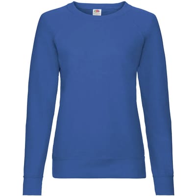 Dunne sweatshirt voor dames Fruit of the Loom Raglan